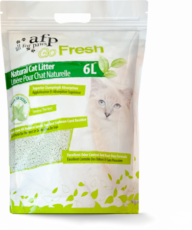 Clumping Natural Cat Litter - Green Tea Scent6 L